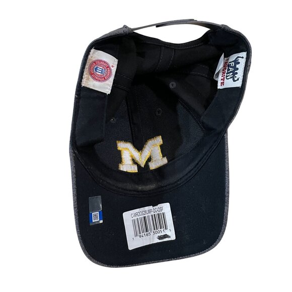 University Of Michigan Wolverines Adjustable Fan Favorite Cap In Dark Gray - Picture 4 of 5